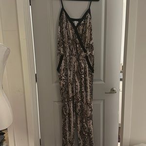Cache Animal print jumpsuit